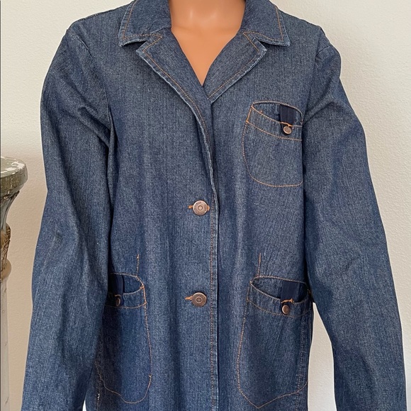 Havana Jack’s Cafe Plus Size 3X Jean Blazer Jacket - Picture 7 of 10